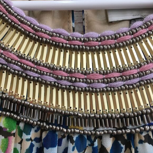 ANTHROPOLOGIE HD IN PARIS MAYACAMAS BEADED MAXI DRESS - Picture 9 of 15